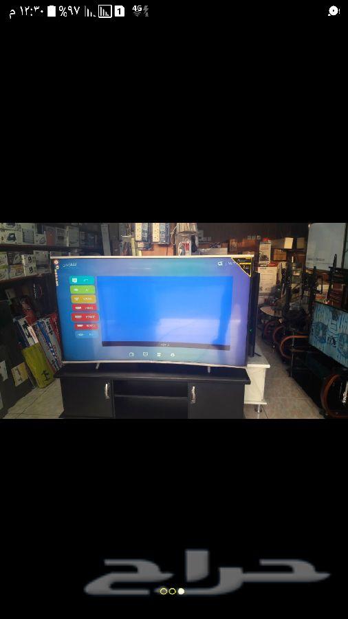 شاشة تلزووون 65 بوصة اسمارت و4k السعر 2200 ت