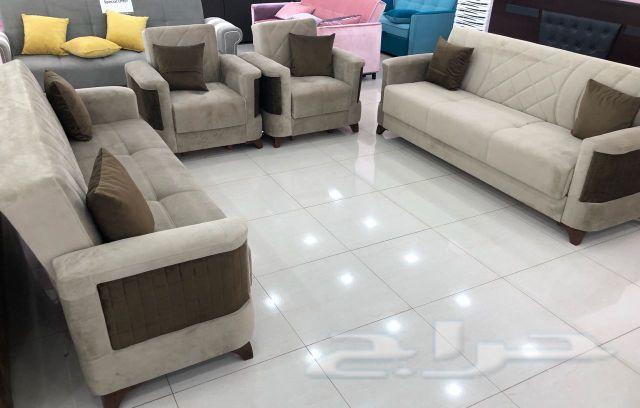 تخفيضات عرض خااص كنب تركي يصبح سرير وصندوق