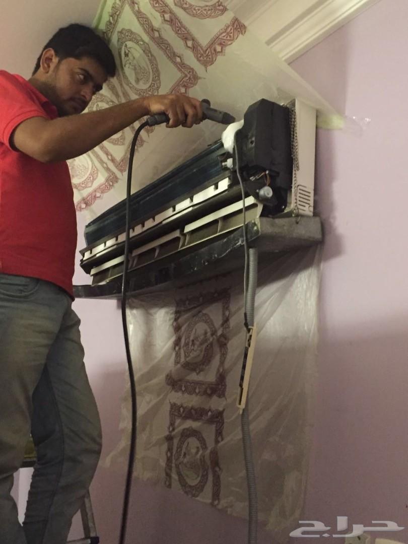 صيانة وغسيل وتنظيف مكيفات الاسبليت ب170ريال