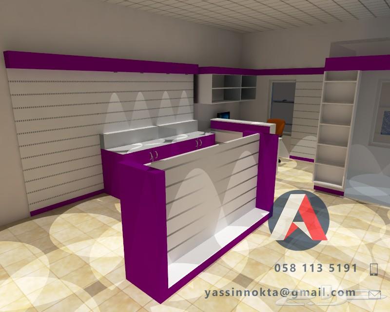 تصميم ديكور داخلي محلات مطاعم