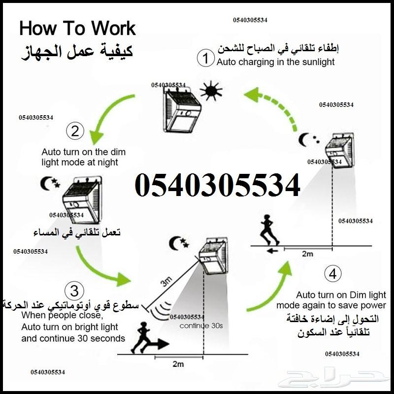 لمبات LED ( ليد ) طاقة شمسية للمنزل واستراحات