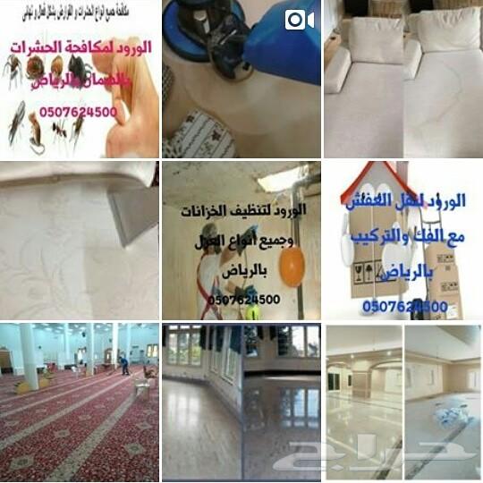 شركة رش مبيد حشرات تنظيف منازل خزانات كنب