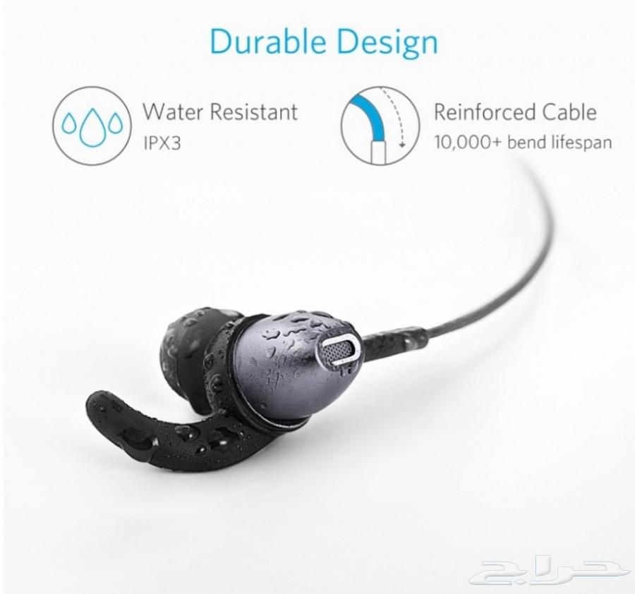 سماعات ايفون 7و8و10X انكر الأصلي soundbuds IE