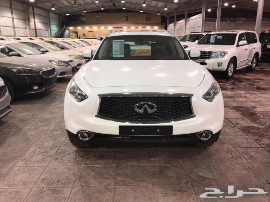 انفينتي QX 70موديل2017 ابيض شركة سما للسيارات