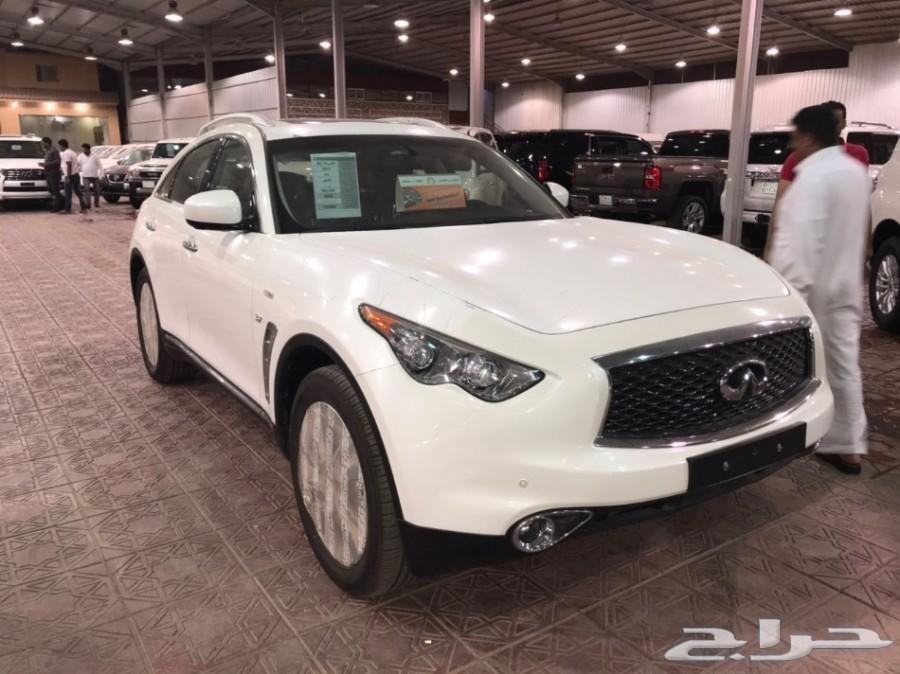 انفينتي QX 70موديل2017 ابيض شركة سما للسيارات