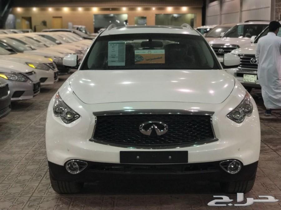 انفينتي QX 70موديل2017 ابيض شركة سما للسيارات