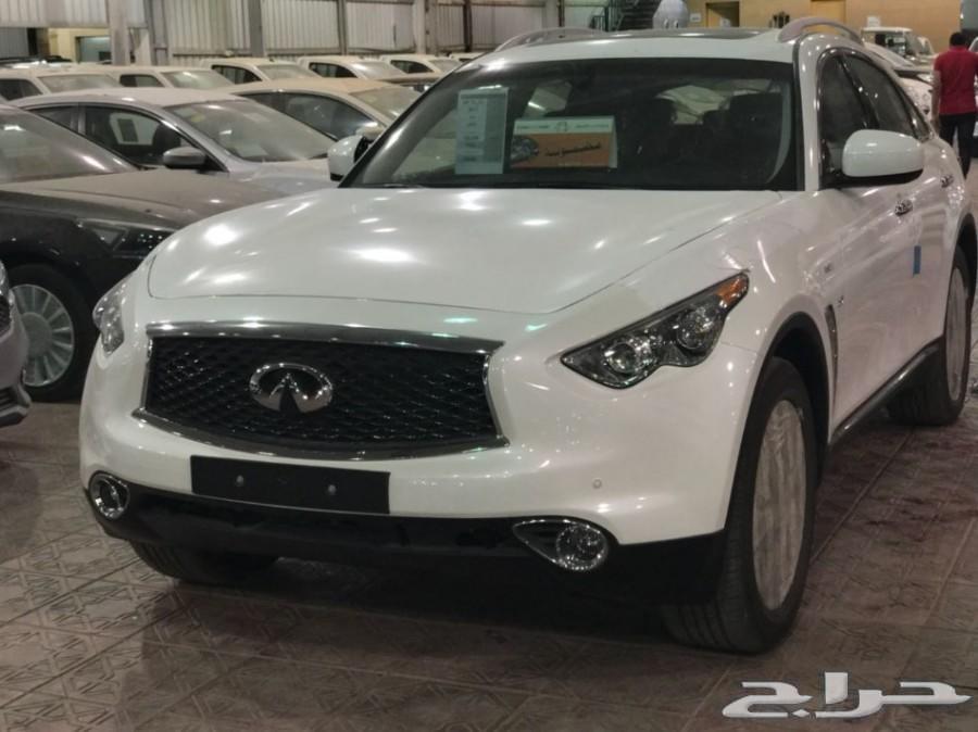 انفينتي QX 70موديل2017 ابيض شركة سما للسيارات