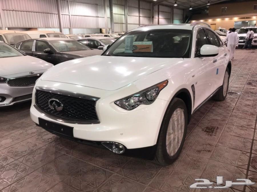 انفينتي QX 70موديل2017 ابيض شركة سما للسيارات