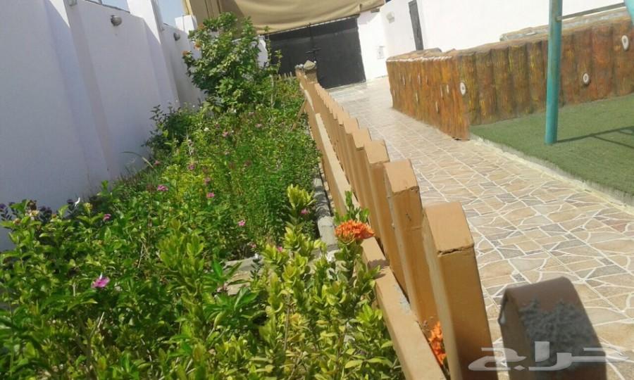 استراحة بالحرزات الشماليه كبيره وجميله مسبحين