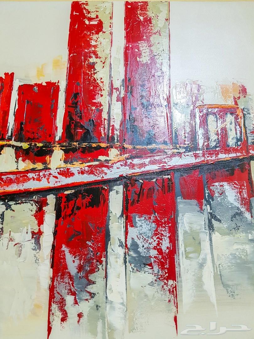 لوحة زيتية لنيويورك وجسر بروكلن Oil Painting