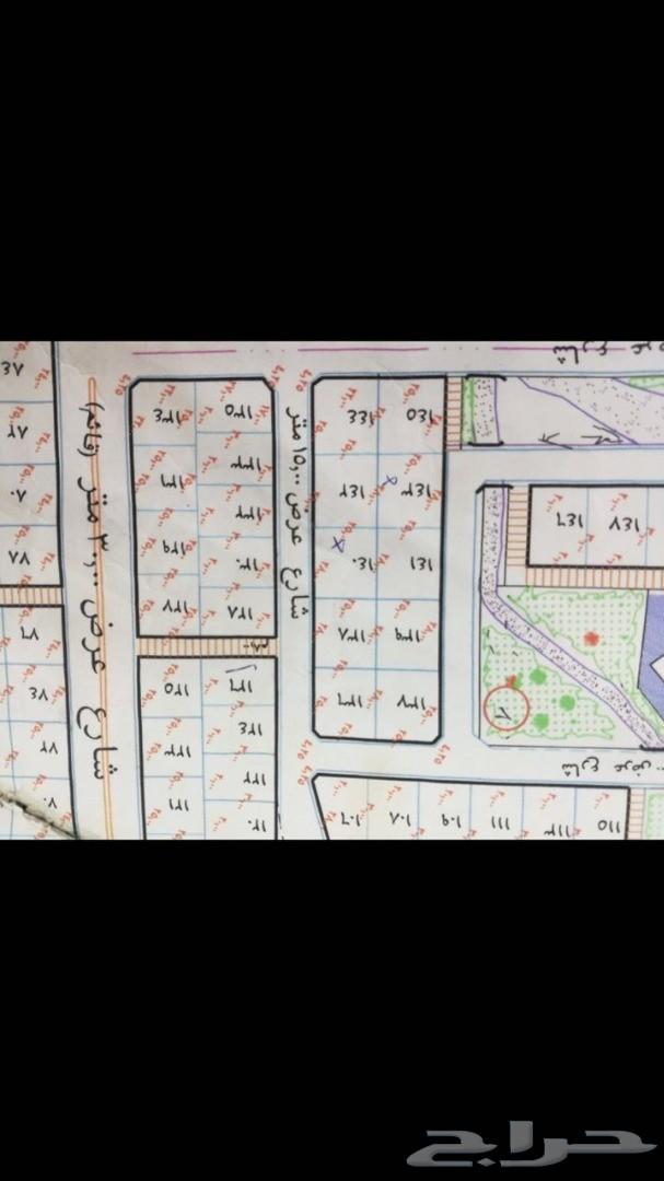 ارض للبيع 695.5م شارعين بمدينة البشائر