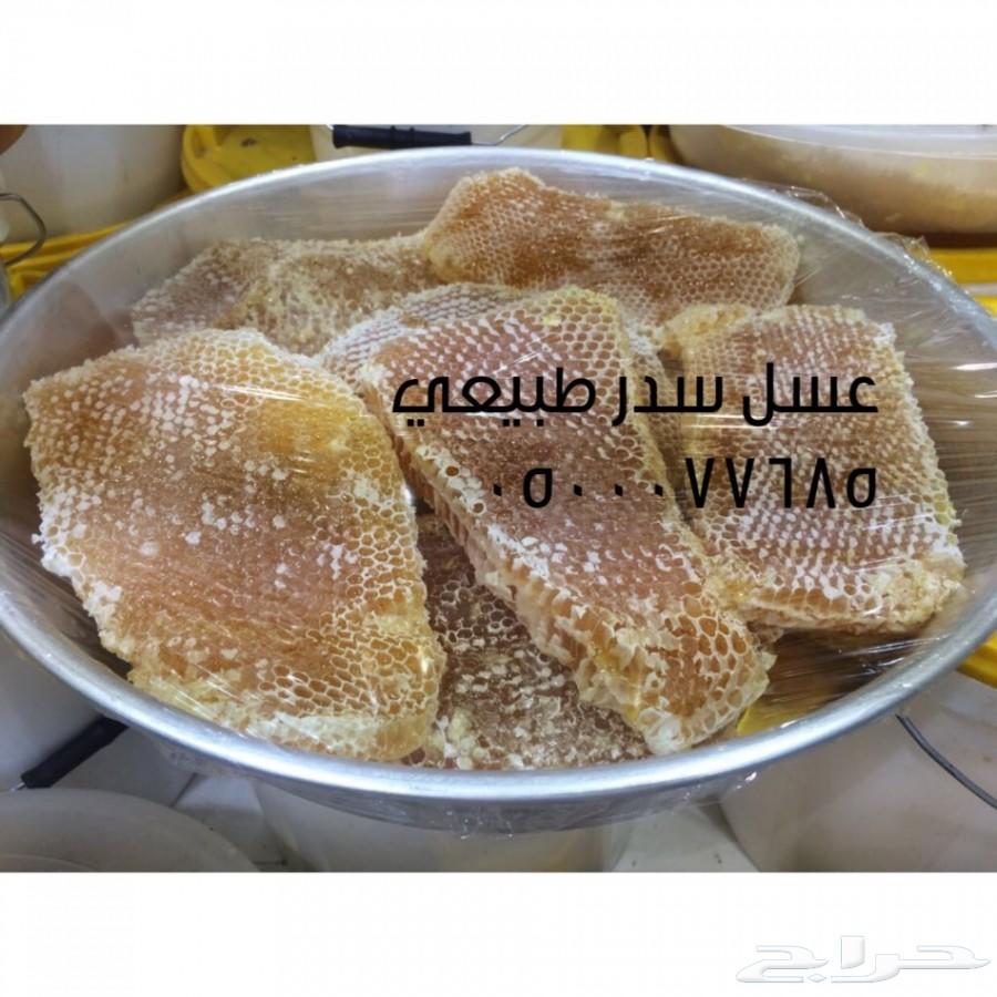 عسل سدر طبيعي مضمون على شرط المختبر
