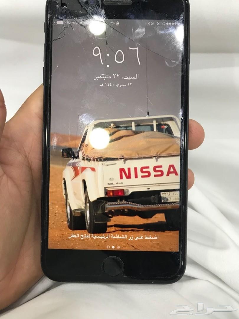 ايفون 7 بلص اسود مطفي 128