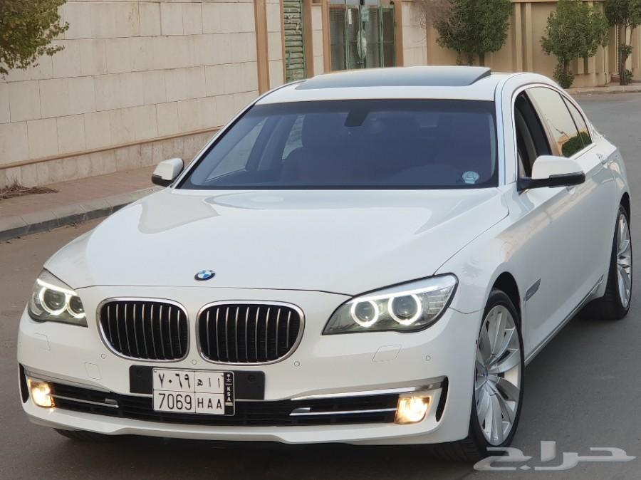 بي ام 740 ابيض 2014 (( تم البيع ))