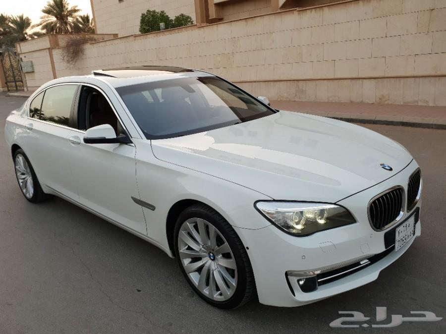 بي ام 740 ابيض 2014 (( تم البيع ))