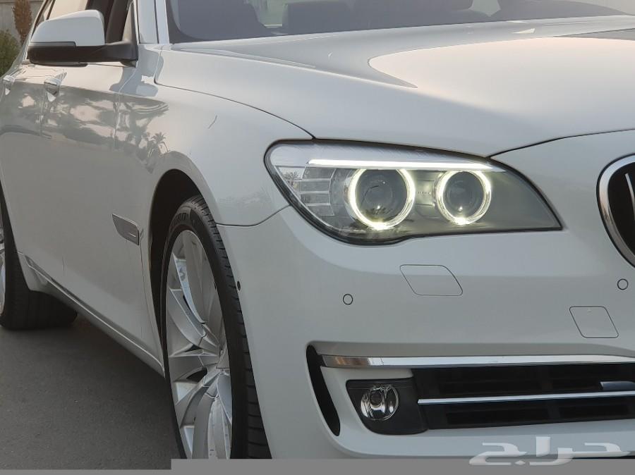بي ام 740 ابيض 2014 (( تم البيع ))