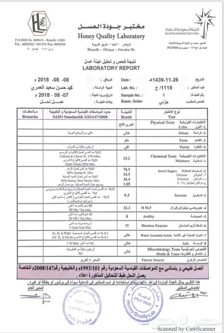 عسل مضمون واصلي ورب العالمين بيني وبينك