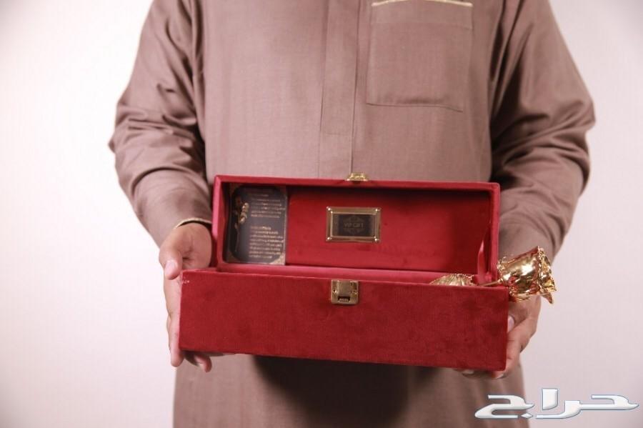 وردة طبيعية مطلية فضة وذهب لكل الحفلات