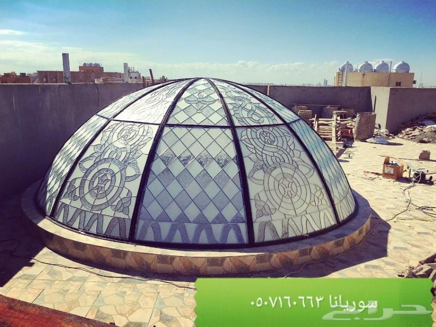شبابيك وشتر المنيوم اوروبيه وقبب زجاج المعشق