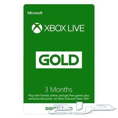 اكسبوكس لايف جولد 3 أشهر xbox live gold ب70