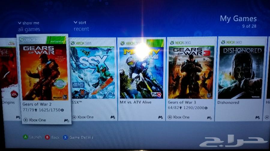 تم البيع - إكس بوكس النحيف 360 Xbox