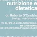 Roberto D'Onofrio, nutrizionista Gallarate