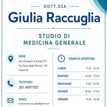 Giulia M.C. Raccuglia, medico di medicina generale San Giovanni la Punta