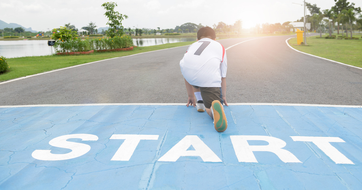 Starting line