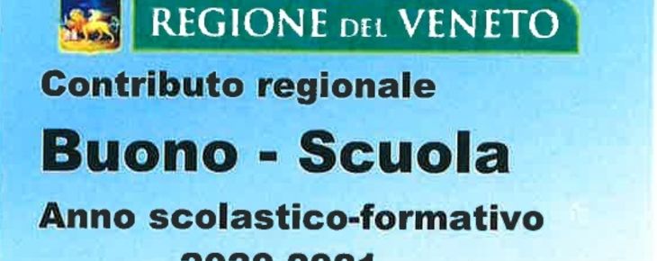 CONTRIBUTO REGIONALE "BUONO SCUOLA" A.SC. 2020/2021