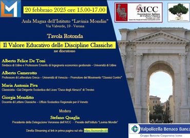 Convegno il valore educativo delle discipline classiche 20.02.2025
