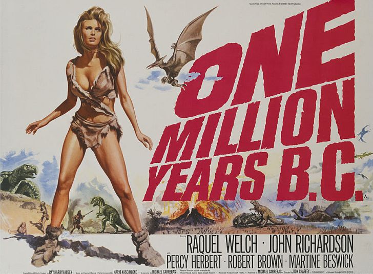 Raquel Welch One Million Years BC Movie Poster 