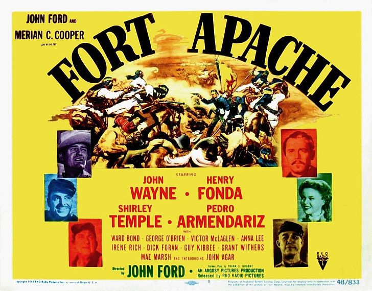 Fort Apache poster with John Wayne & Henry Fonda
