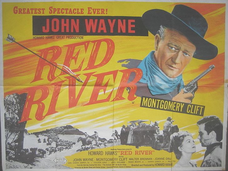 Red River (my) poster with John Wayne