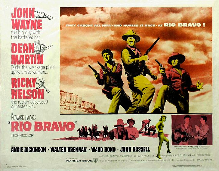 Rio Bravo poster with John Wayne
