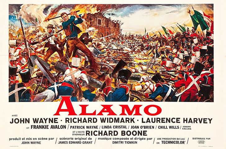 The Alamo poster with John Wayne & Richard Widmark