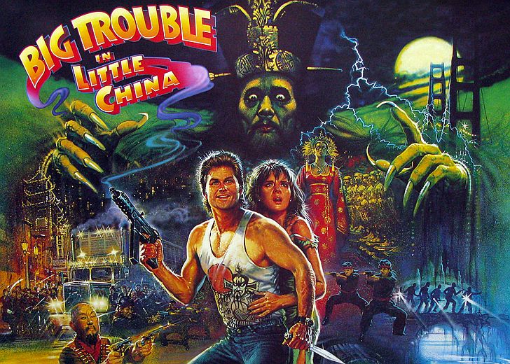 Big Trouble in Little Chine Kurt Russell poster