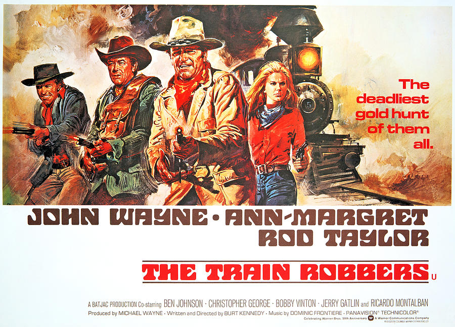 The Train Robbers With John Wayne & Ann Margret