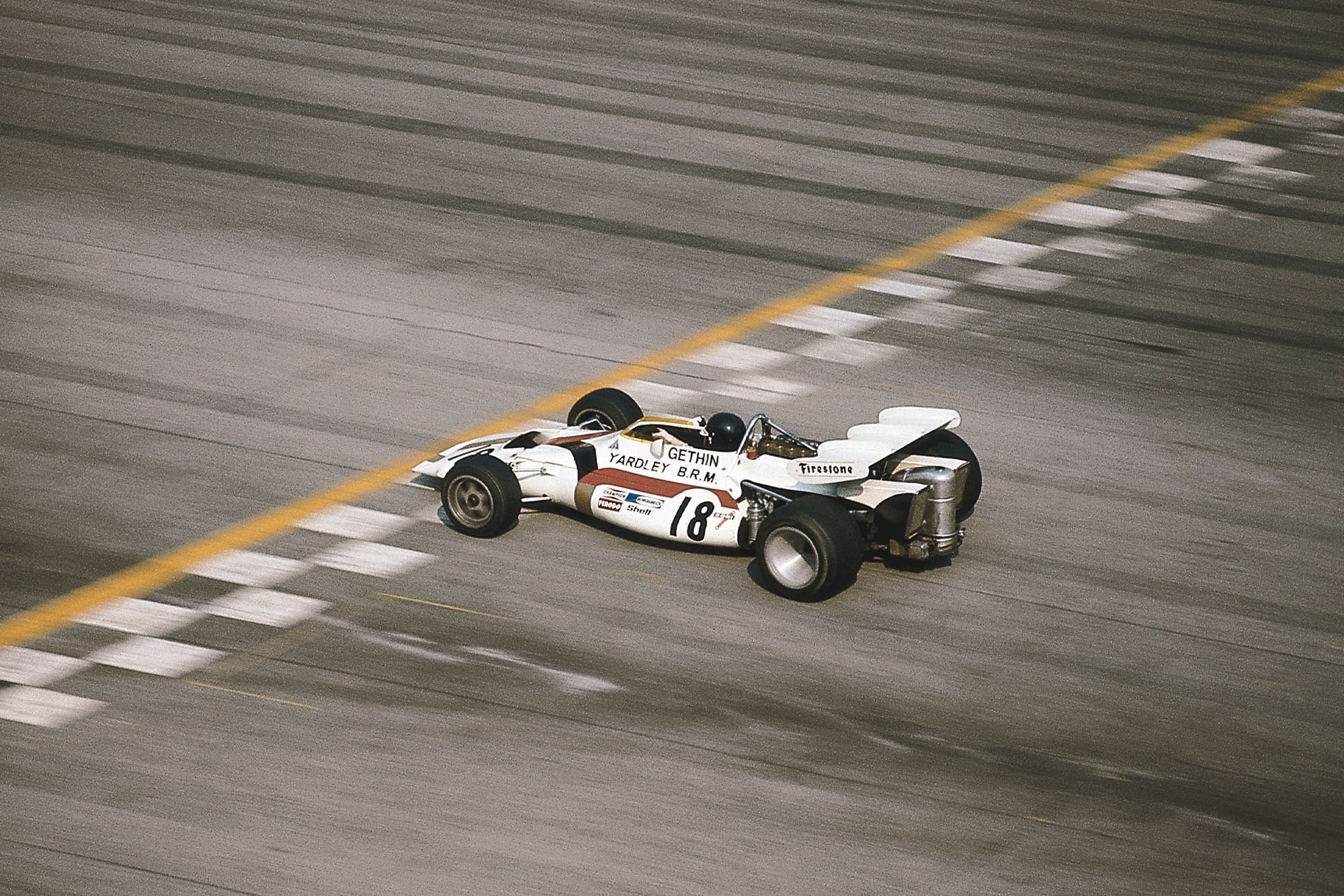 Peter Gethin driving for BRM at the 1971 Italian Grand Prix.