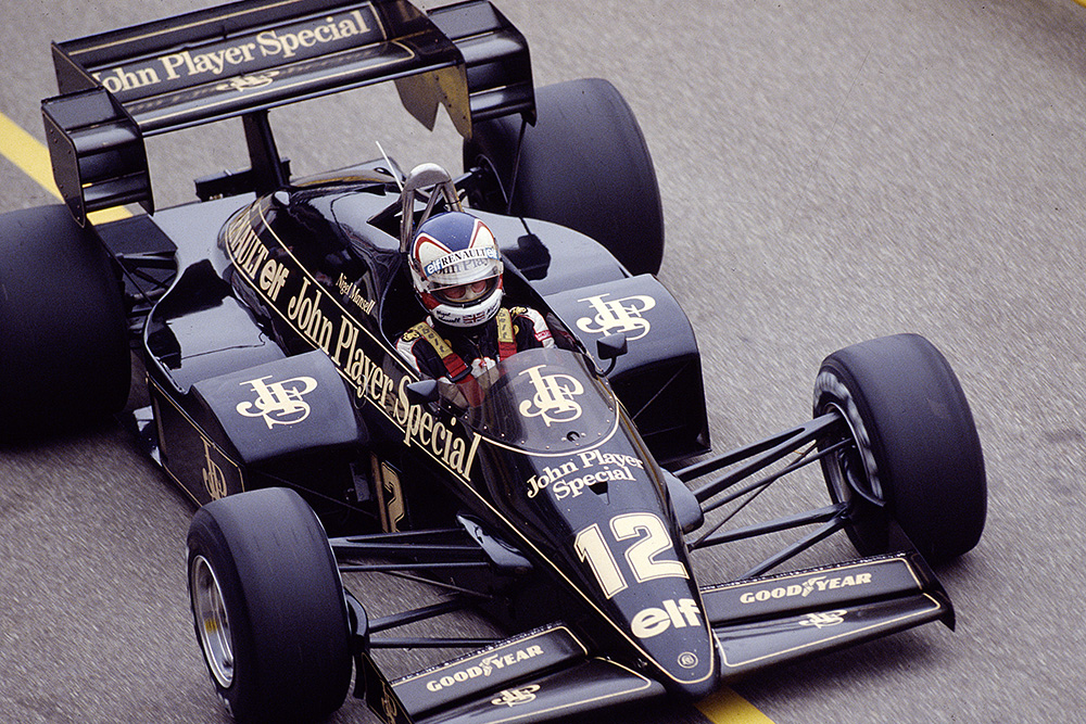 Alain Prost driving a McLaren MP4/2.