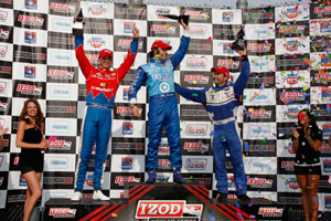 Franchitti’s show of strength