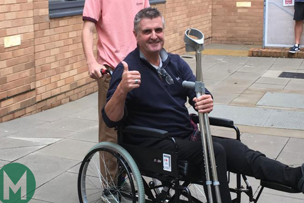 "I will fight it" Martin Donnelly determined to make his latest recovery