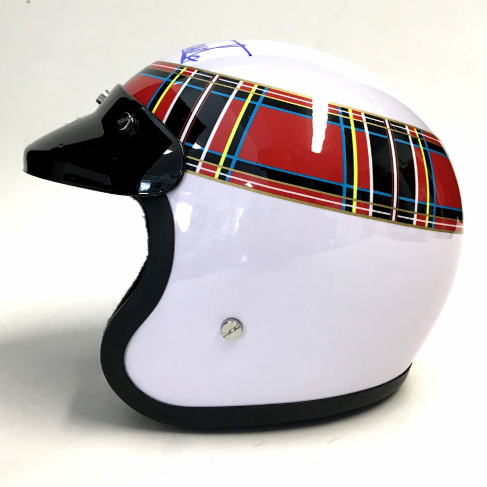 Product image for Sir Jackie Stewart 1/2 scale helmet: Signed