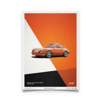 Product image for Porsche 911 RS Orange: Limited Poster
