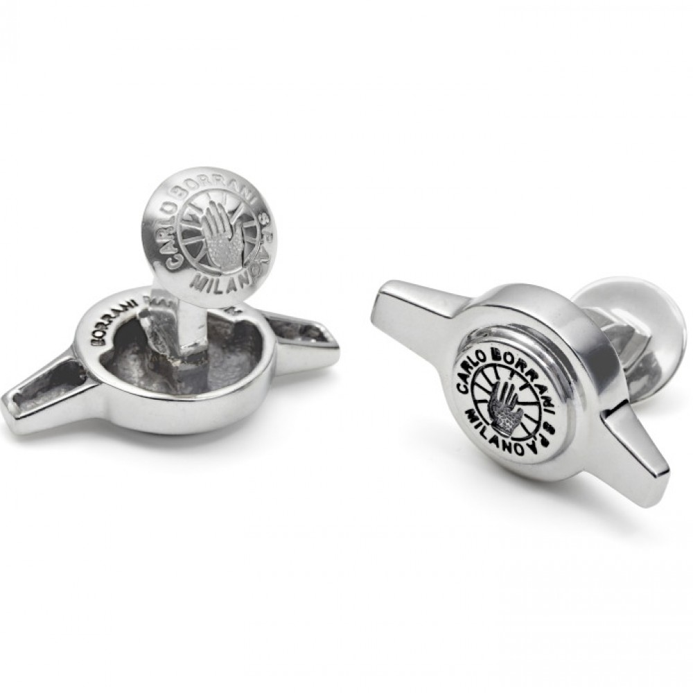 Product image for Genuine Borrani 2 Ear Spinner Cufflinks