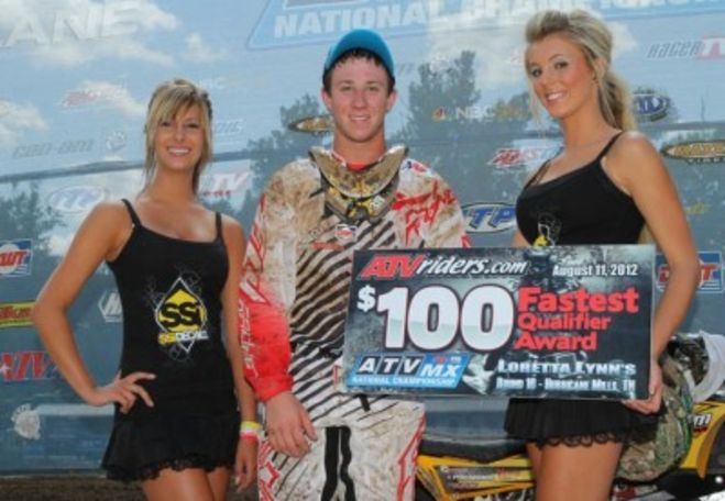 Natalie and Hetrick finish on the podium for the last round of the AMA ATV Motocross Championship