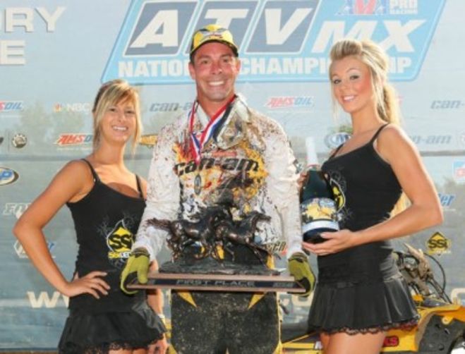 Natalie and Hetrick finish on the podium for the last round of the AMA ATV Motocross Championship