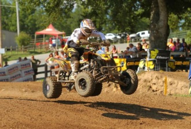 Natalie and Hetrick finish on the podium for the last round of the AMA ATV Motocross Championship