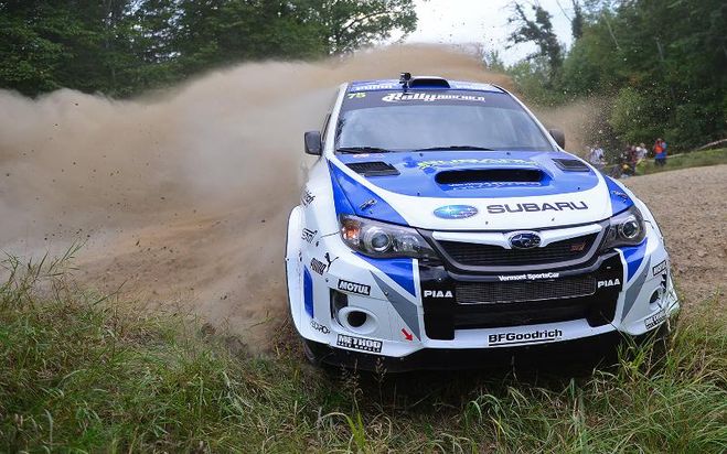 Subaru Driver David Higgins Overcomes Extreme Adversity to Finish 2nd Overall at the Ojibwe Forests Rally