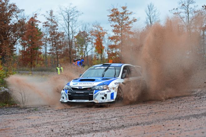 DAVID HIGGINS AND SUBARU RALLY TEAM USA WIN THE 2013 RALLY AMERICA NATIONAL CHAMPIONSHIP WITH VICTORY AT THE LAKE SUPERIOR PERFORMANCE RALLY