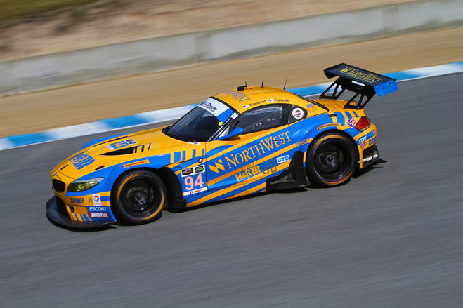 Turner BMW with "Nail-Biter" Finish at Mazda Raceway Laguna Seca, Dane Cameron and Markus Palttala take the Turner BMW Z4 to the top of the podium.